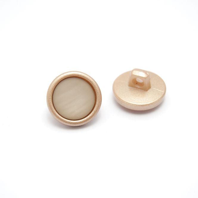 Hovedbilde KN438 - Knapp, 15mm (beige)