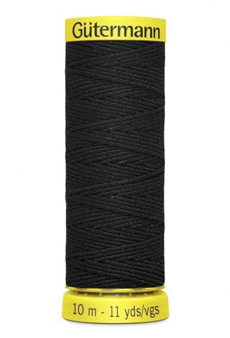 Hovedbilde Gütermann Elastisk sytråd (10m) - 4017, svart
