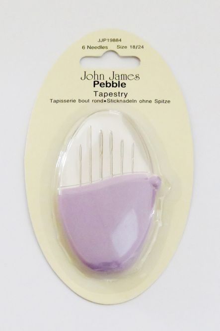 Hovedbilde JJP19884 - Tapestrynåler 18/24, 6 stk (u/ spiss)