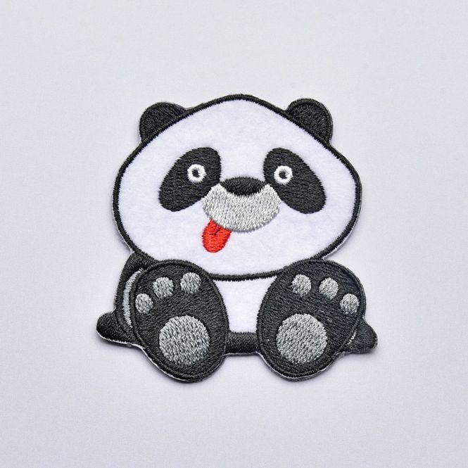 Hovedbilde Motiv - Panda, sittende (6,4 x 6,5 cm)