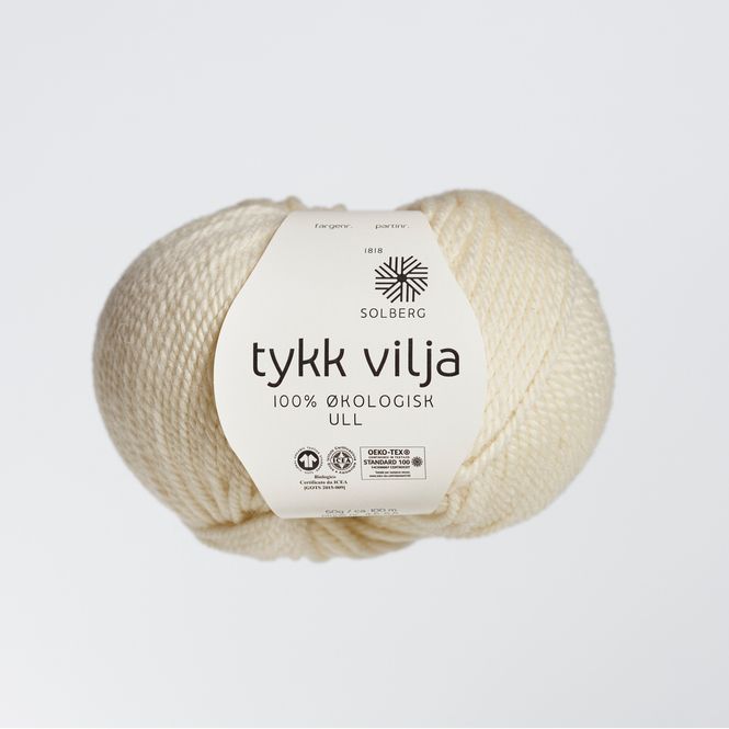 Hovedbilde Tykk Vilja - 1002 Hvit