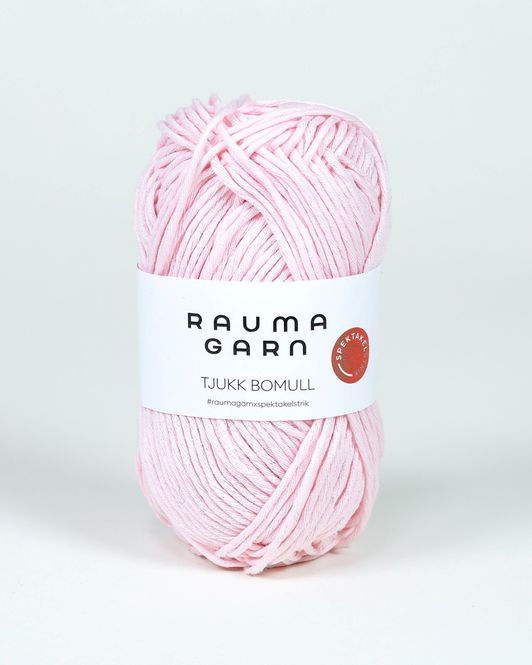 Hovedbilde Tjukk Bomull - 231 Lys rosa
