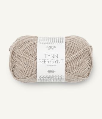 Tynn Peer Gynt - 2650 Gråbeige Melert