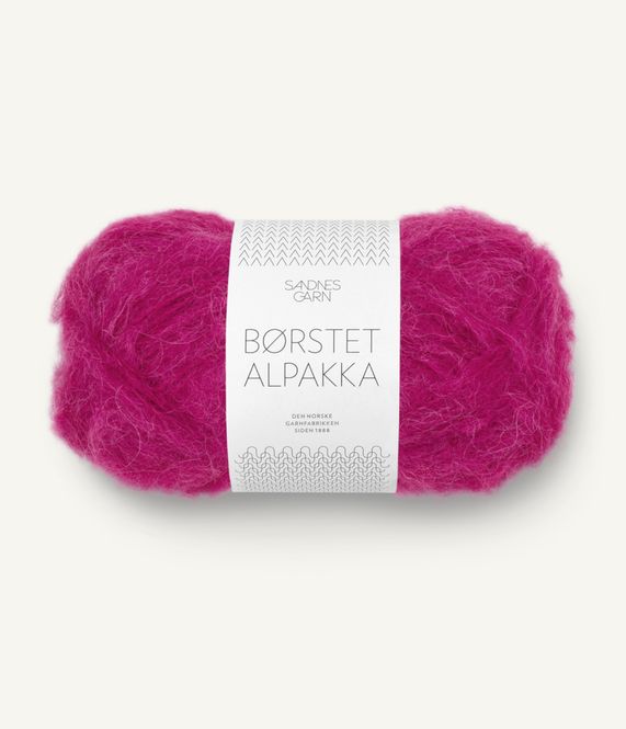 Hovedbilde Børstet Alpakka - 4600 Jazzy Pink